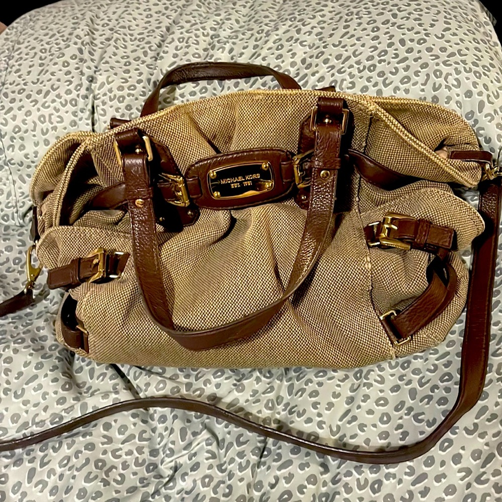 Heavily used but still in good condition. Some staining on the inside